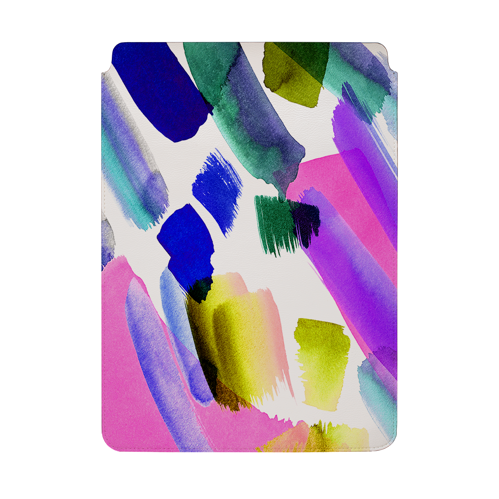 Watercolouring 2 By Kitty Joseph Laptop, Kindle & iPad Sleeve