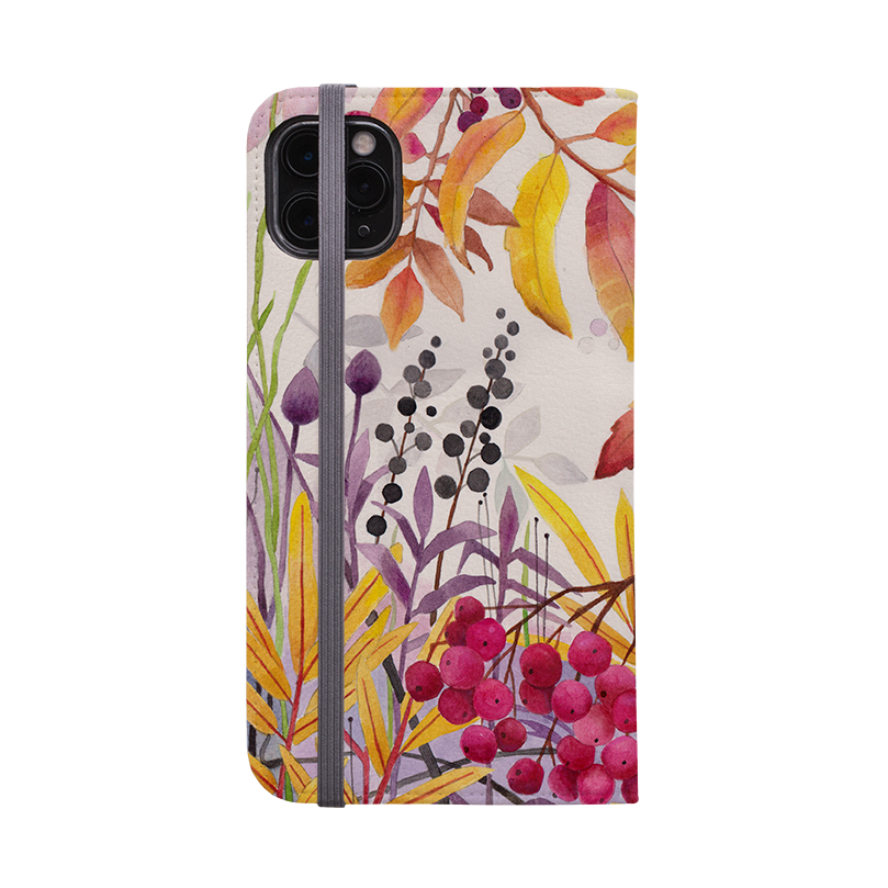 Waxwings Wallet Case By Bex Parkin