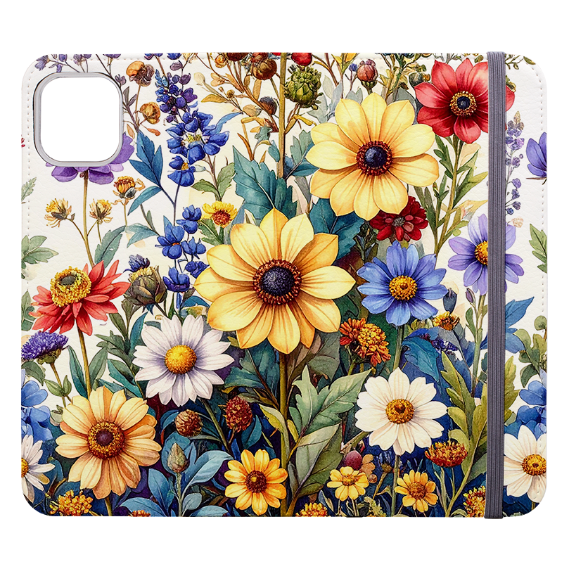 Westend Floral Brieftaschen-Schutzhülle
