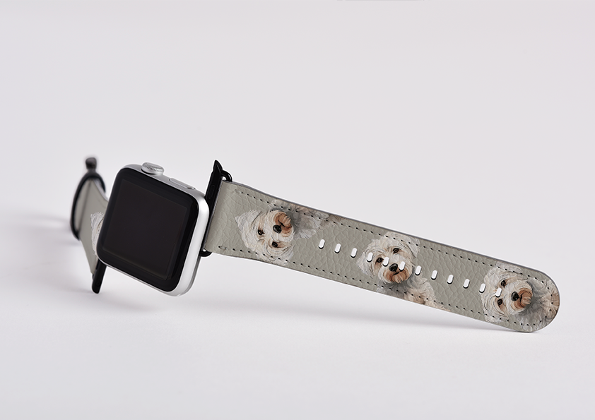 Westiepoo Grey Apple Watch Strap