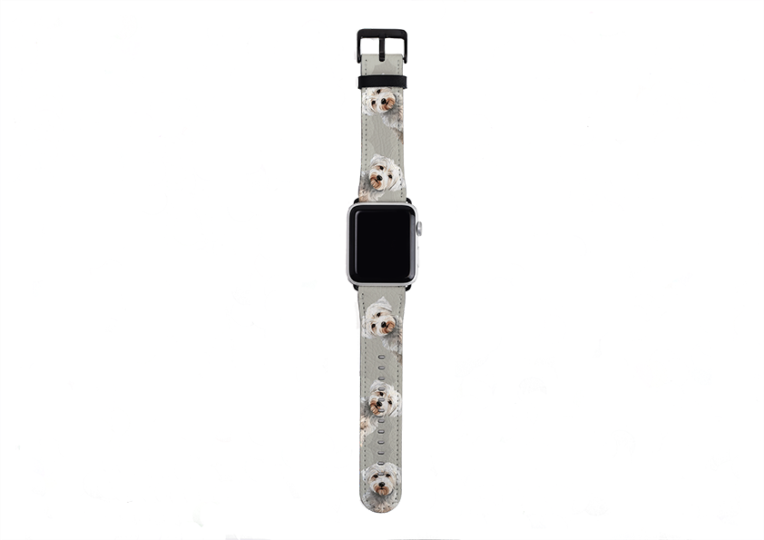 Westiepoo Grey Apple Watch Strap