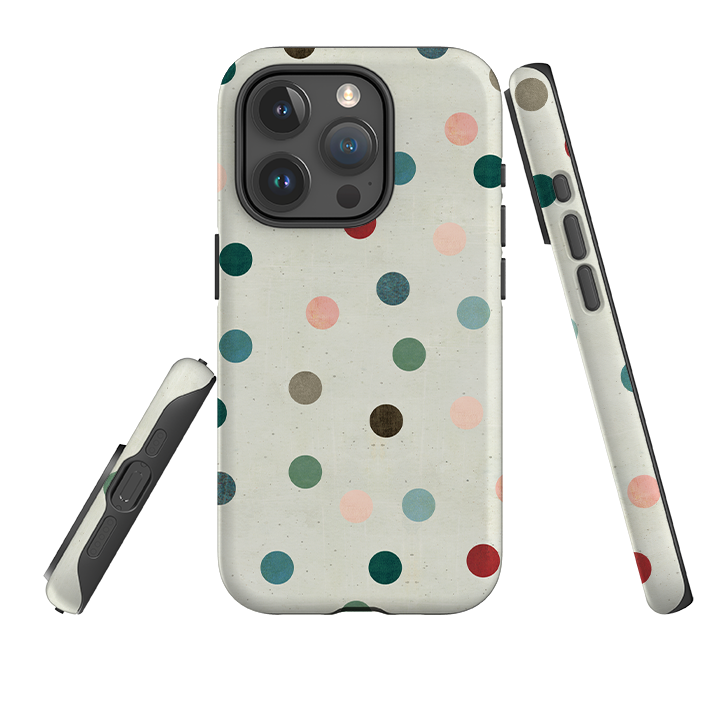 iPhone Tough Case - Whale Rider Dots By Katherine Quinn