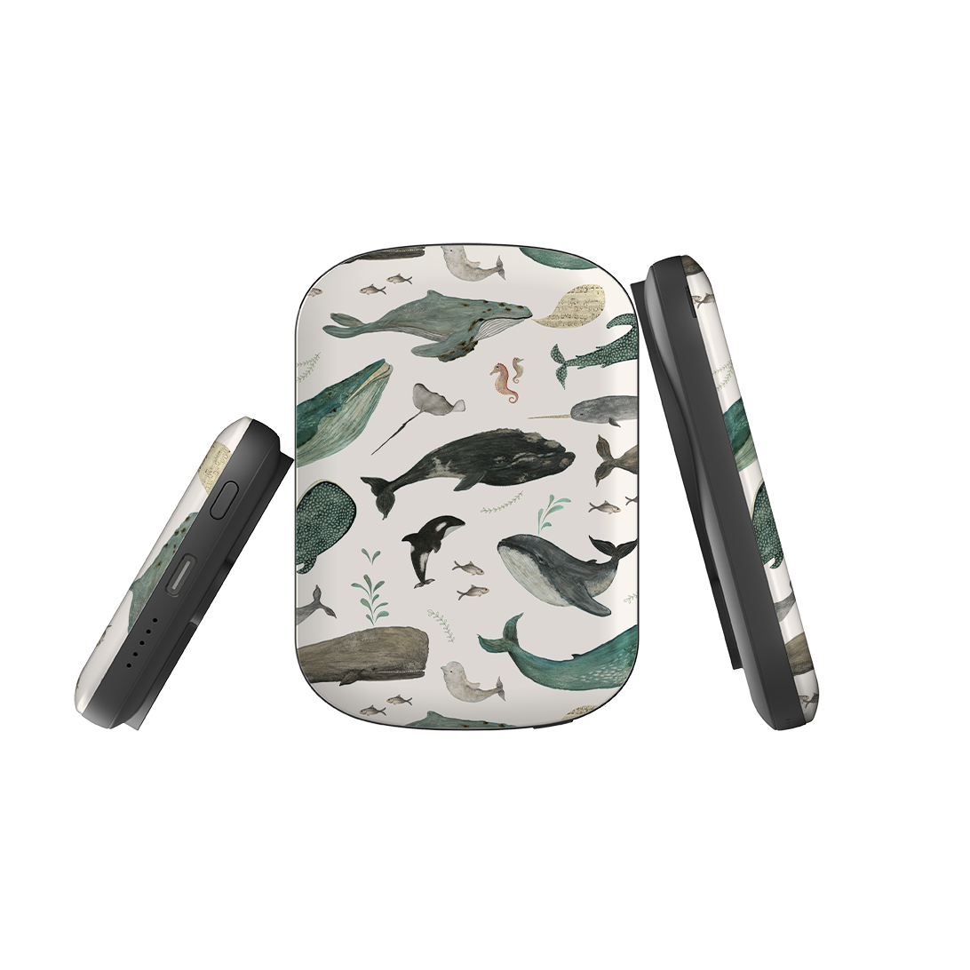 MagSafe Power Bank - Whale Song By Katherine Quinn