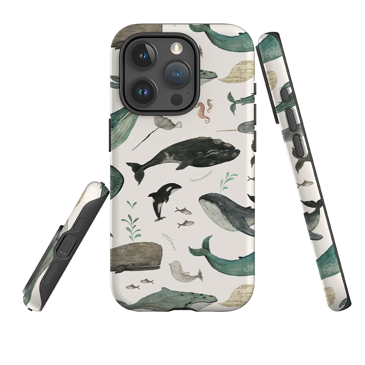 iPhone Tough Case - Whale Song By Katherine Quinn