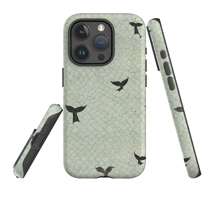 iPhone Tough Case - Whale Tails By Katherine Quinn