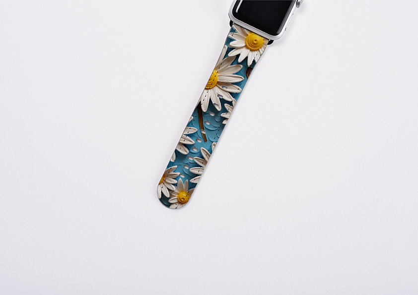 Wild Daisies II Apple Watch Strap