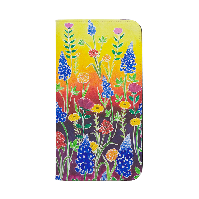 Wildflower Fantasy Wallet Case By Linda Calvert Jacobson