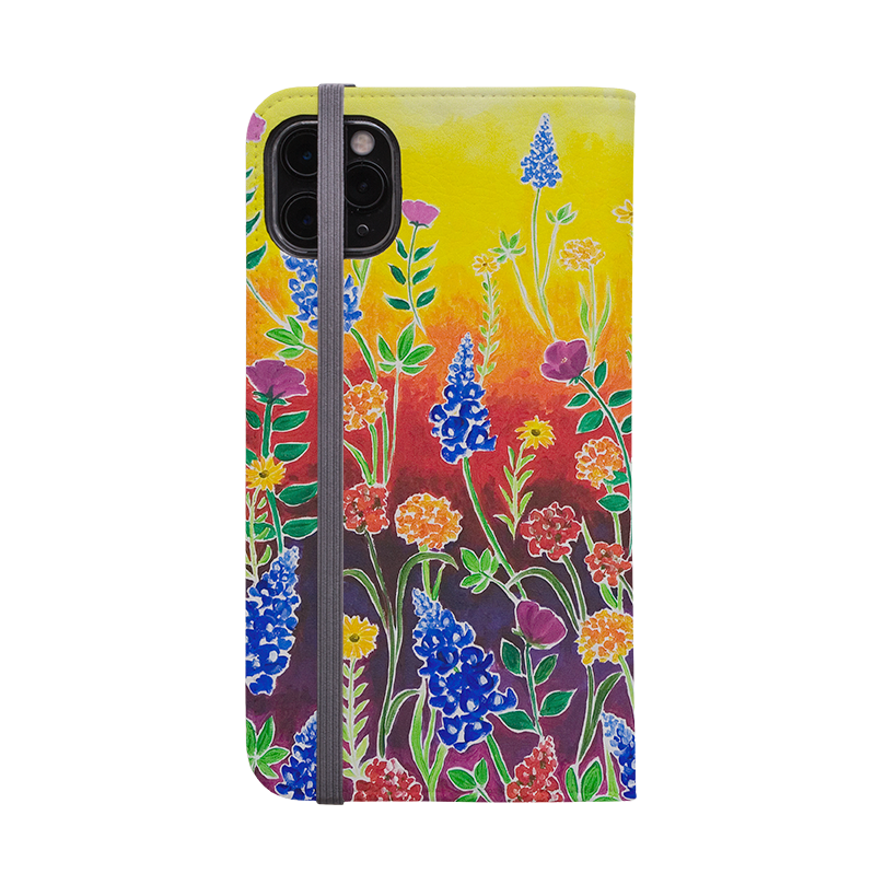 Wildflower Fantasy Wallet Case By Linda Calvert Jacobson