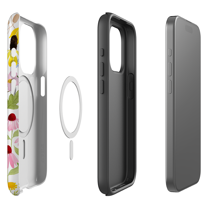 iPhone MagSafe Tough Case - Wildflower Pattern By Bex Parkin