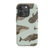 iPhone Tough Case - Wild Flower Whales By Katherine Quinn