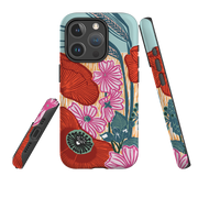 iPhone MagSafe Tough Case -  Wild Poppies By Kate Heiss