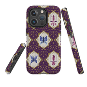 iPhone MagSafe Tough Case -  Wingframes Purple By Jenny Zemanek