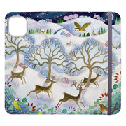 Winter Deer Wallet Case By Bex Parkin