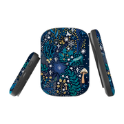 MagSafe Power Bank - Winter Flowers Teal By Emma Frances Grant
