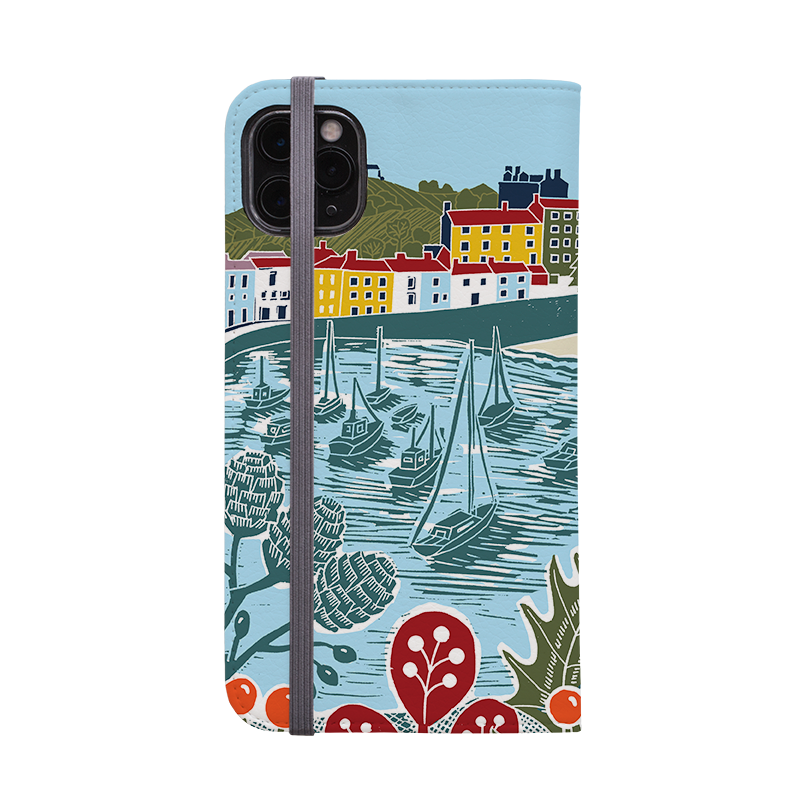 Winter Harbour Wallet Case By Kate Heiss