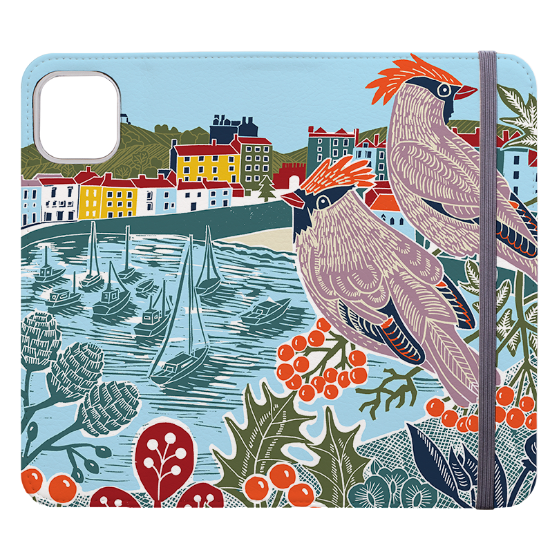 Winter Harbour Wallet Case By Kate Heiss