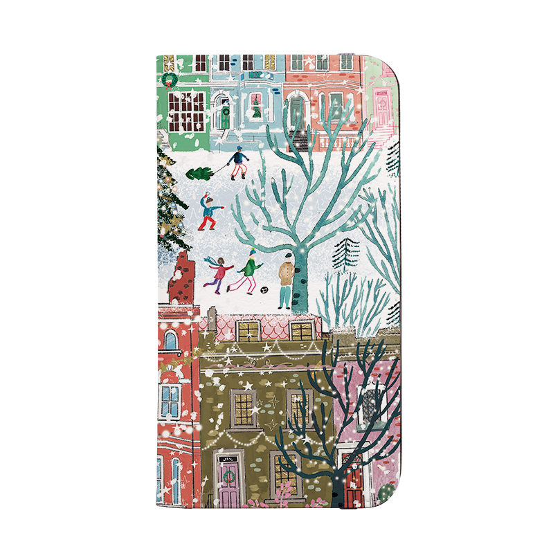 Winter In Notting Hill Wallet Case By Emma Frances Grant