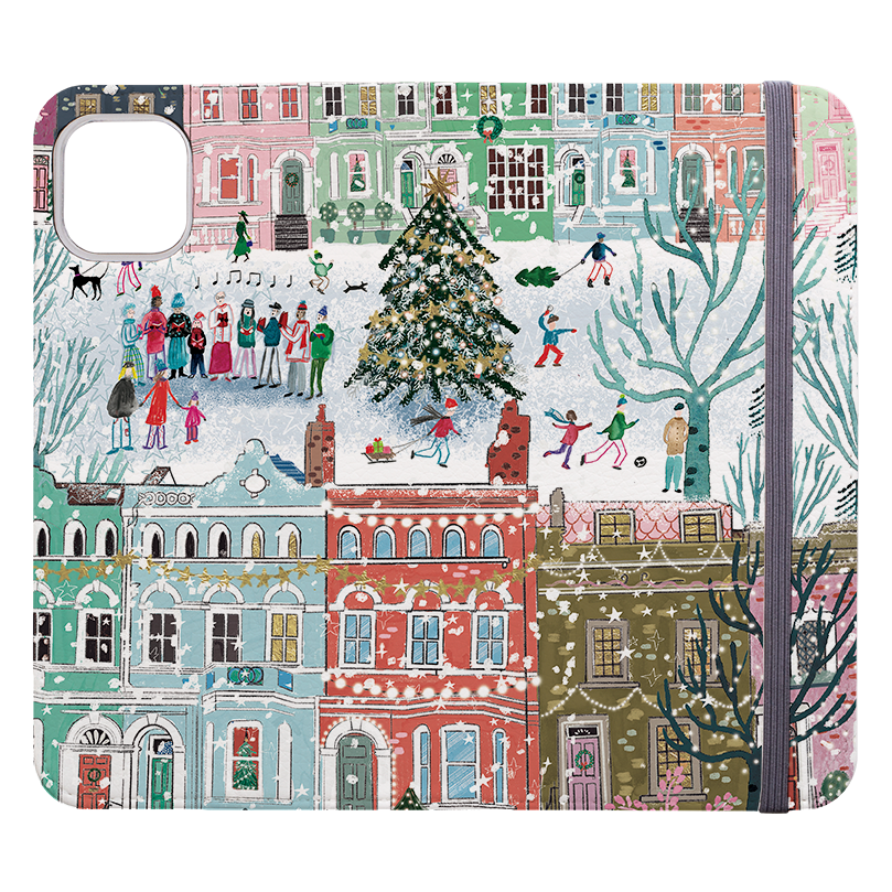 Winter In Notting Hill Wallet Case By Emma Frances Grant