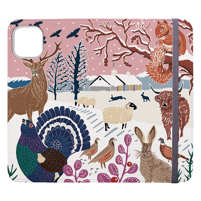 Winter V Wallet Case By Kate Heiss