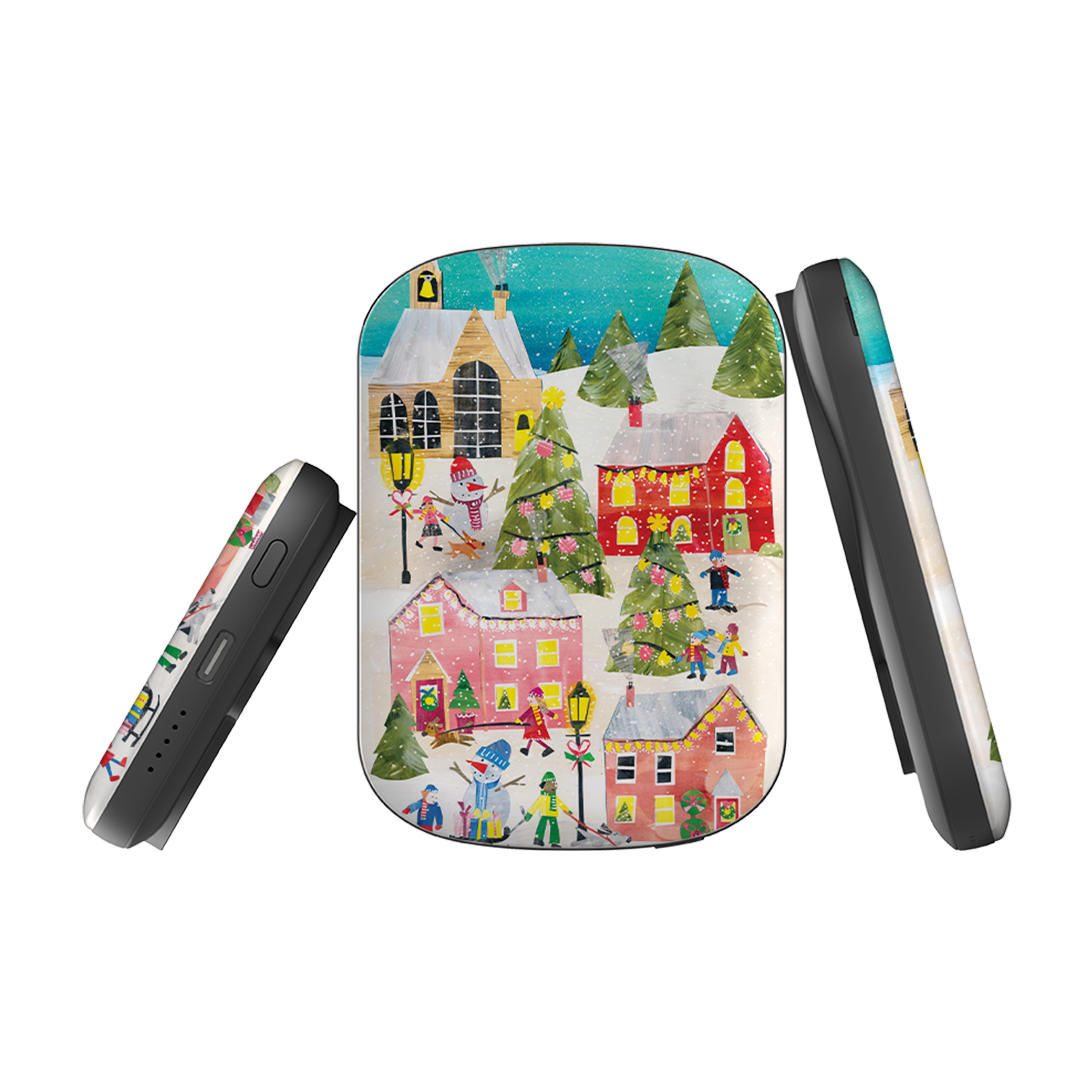MagSafe Power Bank - Winter Village By Tracey English