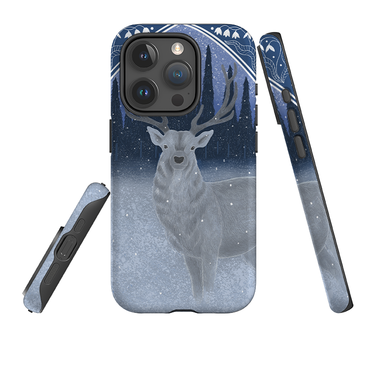 iPhone Tough Case - Winter Stag By Bex Parkin