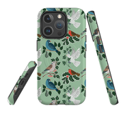 iPhone MagSafe Tough Case - Winter Birds-1 By Kate Heiss