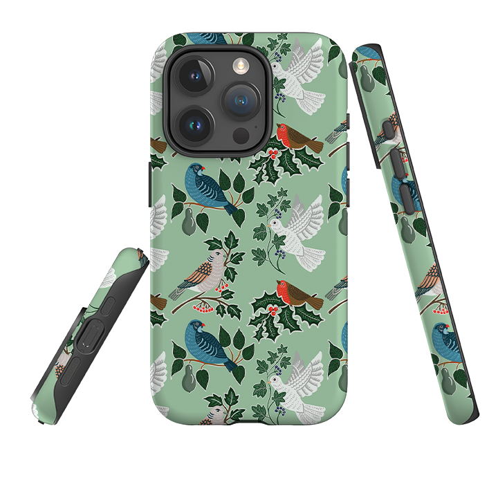 iPhone Tough Case - Winter Birds-1 By kate Heiss