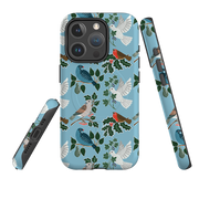 iPhone MagSafe Tough Case - Winter Birds-2 By Kate Heiss