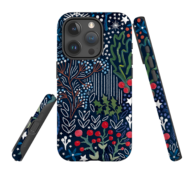 iPhone Tough Case - Winter Flowers II By Emma Frances Grant