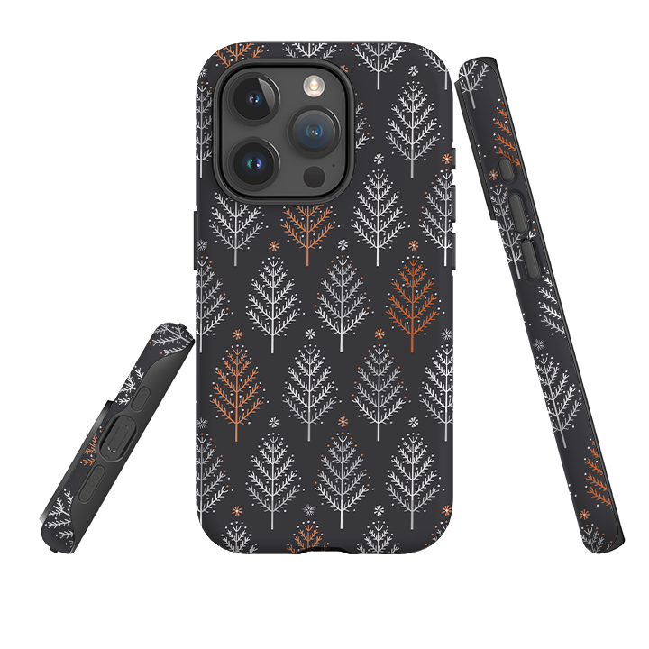 iPhone Tough Case - Winterfold Trees By Ali Brookes