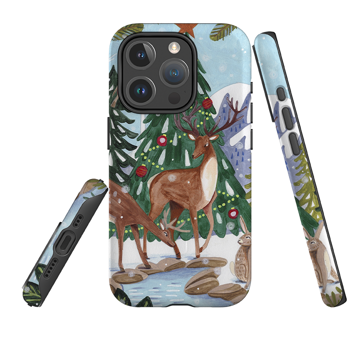 iPhone MagSafe Tough Case - Winter Forest By Caroline Bonne Muller