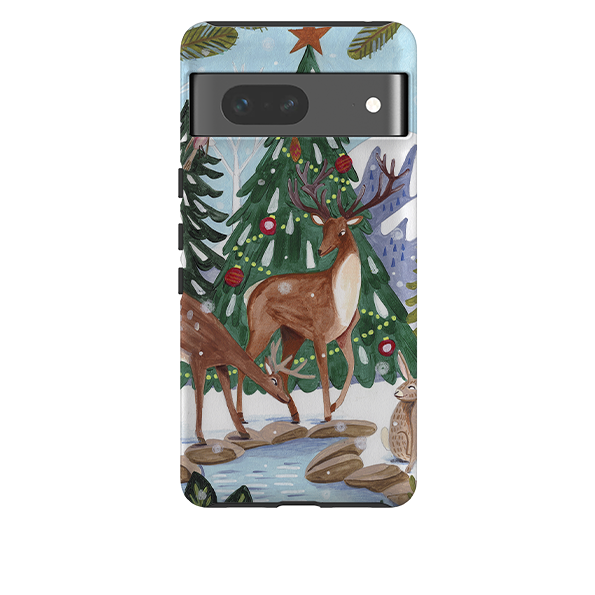 Google Tough Case - Winter Forest By Caroline Bonne Muller