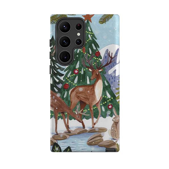Samsung Tough Case - Winter Forest By Caroline Bonne Muller
