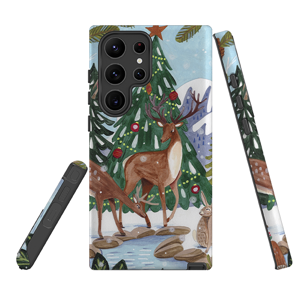 Samsung Tough Case - Winter Forest By Caroline Bonne Muller