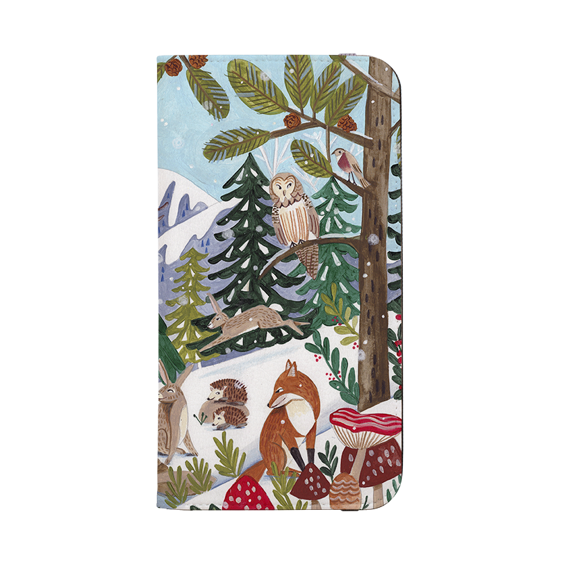 Winter Forest Wallet Case By Caroline Bonne Muller