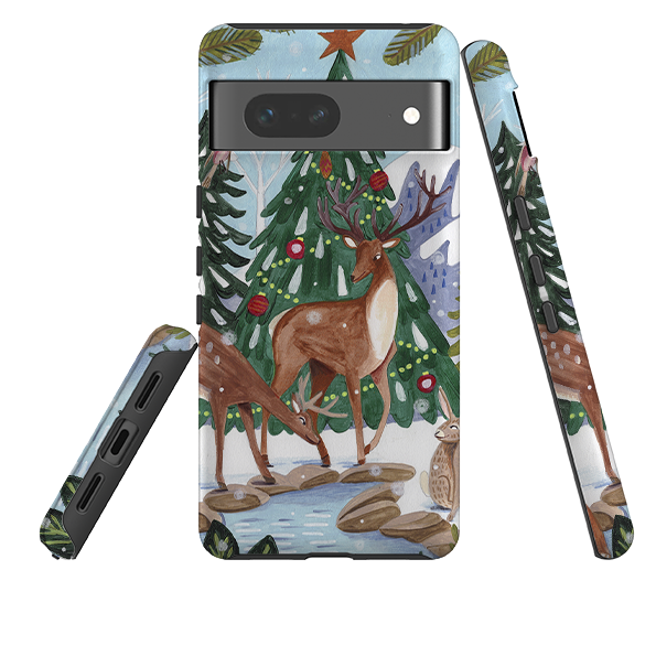 Google Tough Case - Winter Forest By Caroline Bonne Muller