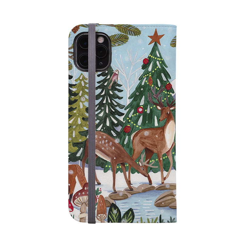 Winter Forest Wallet Case By Caroline Bonne Muller