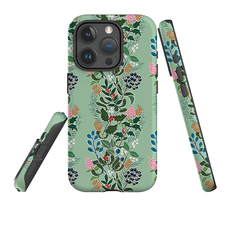 iPhone Tough Case - Winter Hedge-1 By kate Heiss