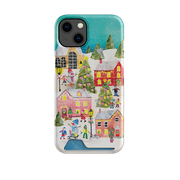 Winter Village Case and Card Case By Tracey English