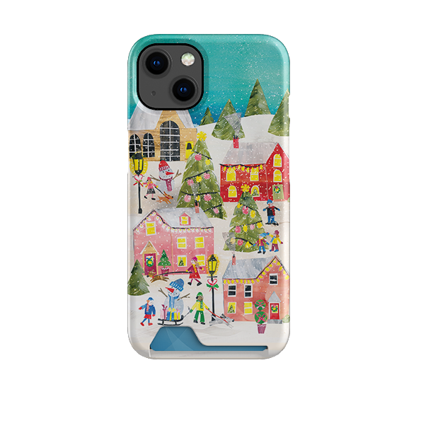 Winter Village Case and Card Case By Tracey English
