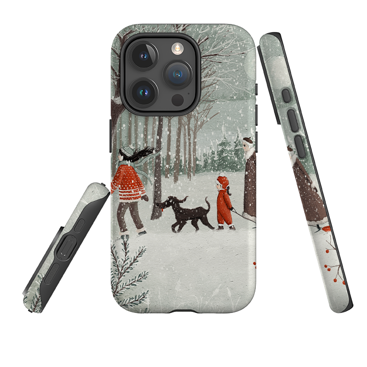 iPhone Tough Case - Winter Walk By Maja Lindberg
