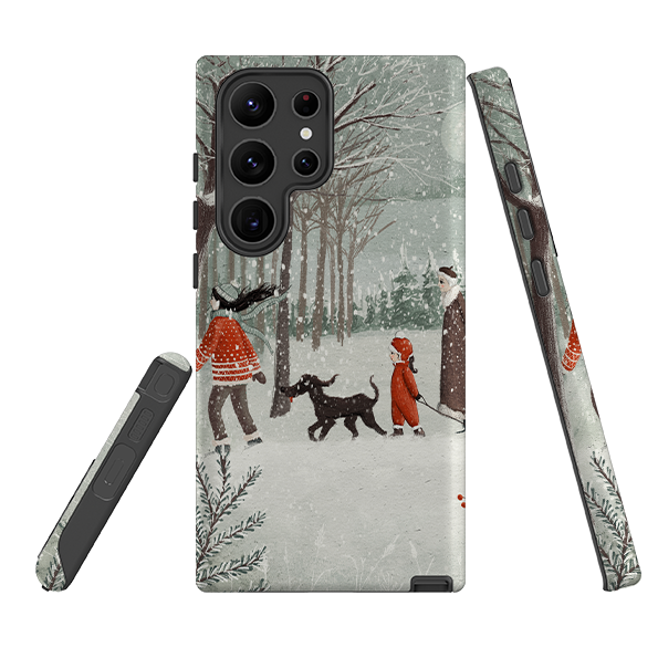 Samsung Tough Case - Winter Walk By Maja Lindberg