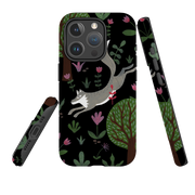 iPhone MagSafe Tough Case - Wolf In Trees By Bex Parkin
