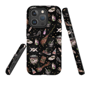 iPhone MagSafe Tough Case - Woodland Witch Black