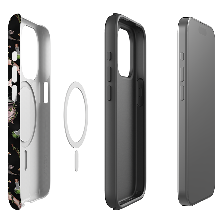 iPhone MagSafe Tough Case - Woodland Witch Black