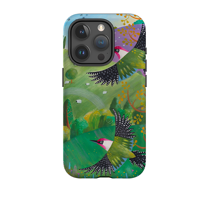 iPhone Tough Case - Woodpeckers By Bex Parkin
