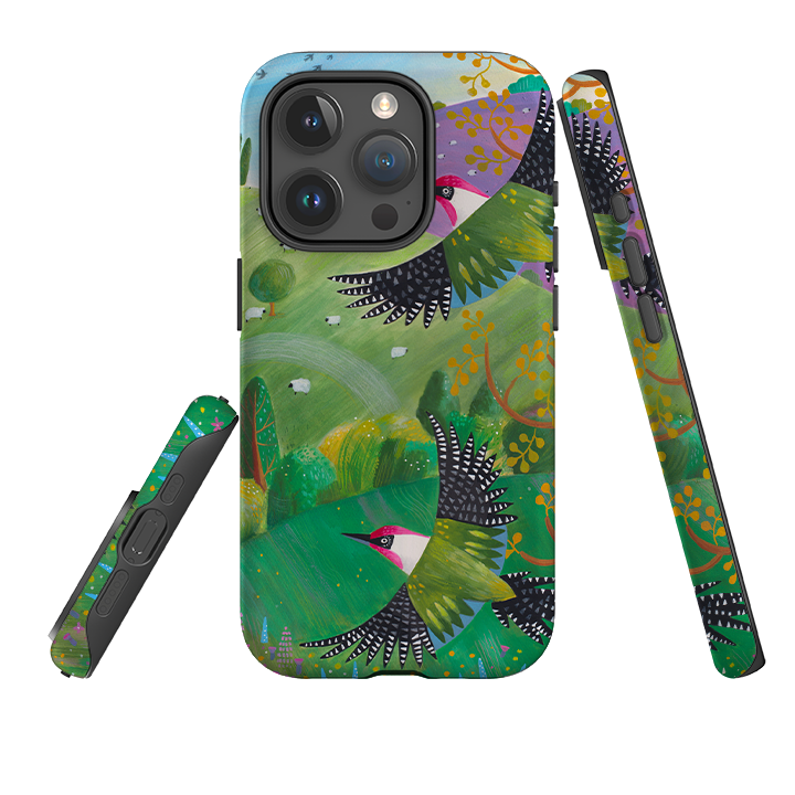 iPhone Tough Case - Woodpeckers By Bex Parkin