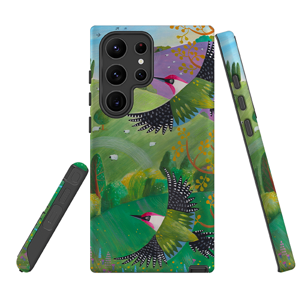 Samsung Tough Case - Woodpeckers By Bex Parkin