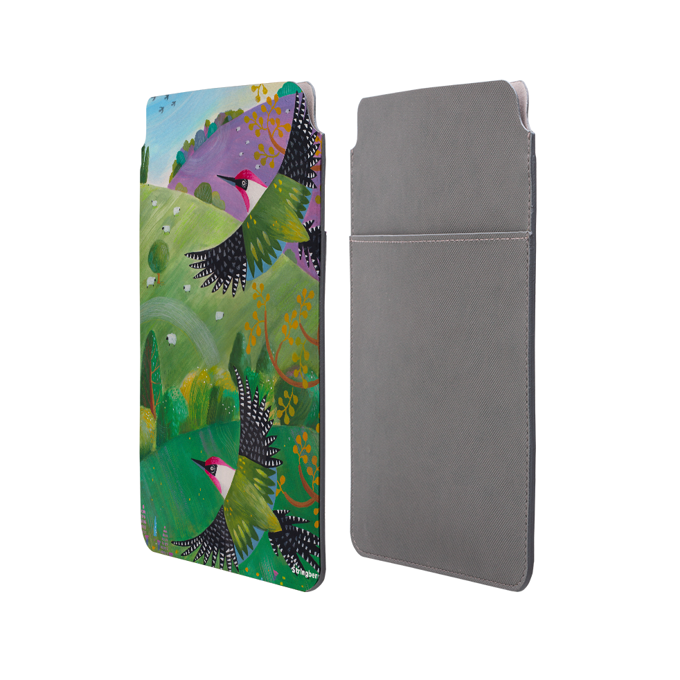 Woodpeckers By Bex Parkin Laptop, Kindle & iPad Sleeve