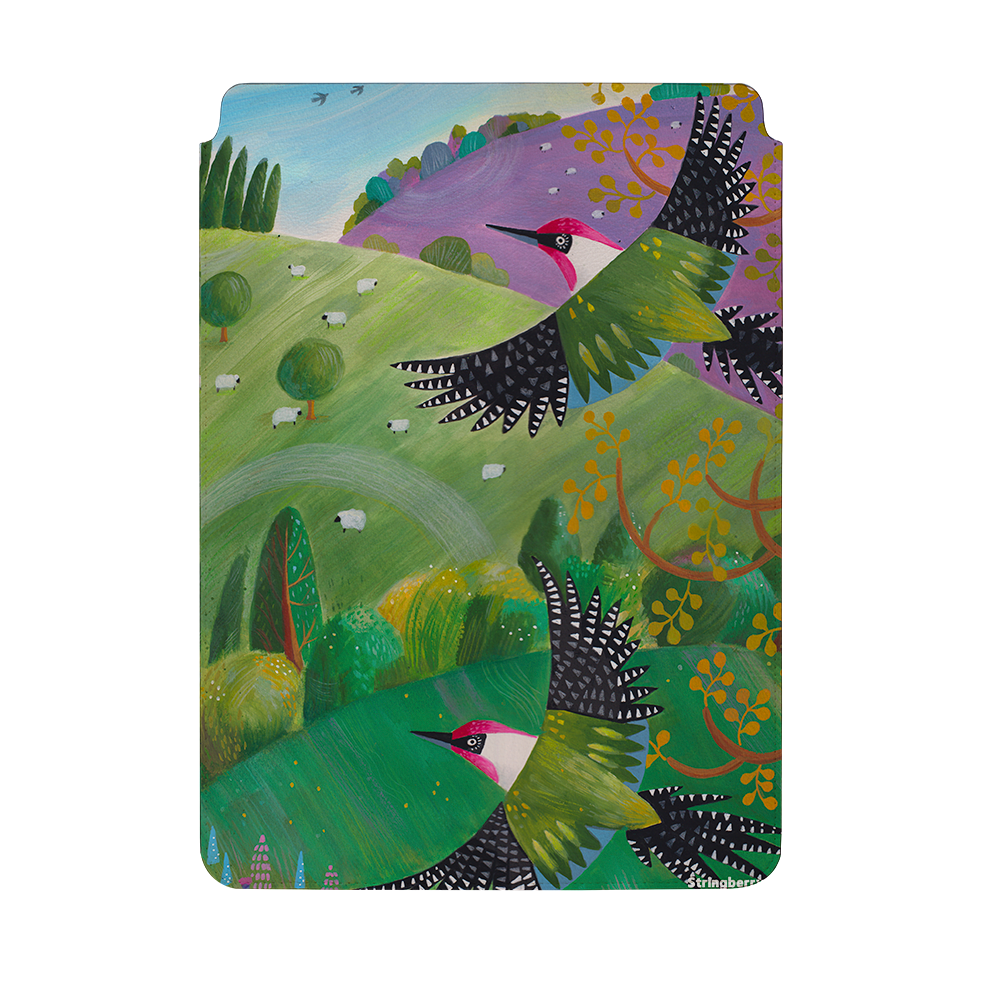 Woodpeckers By Bex Parkin Laptop, Kindle & iPad Sleeve